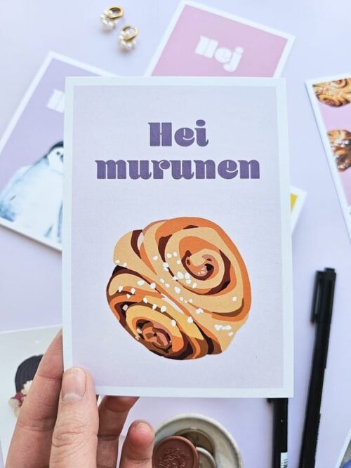 Postikortti Hei Murunen
