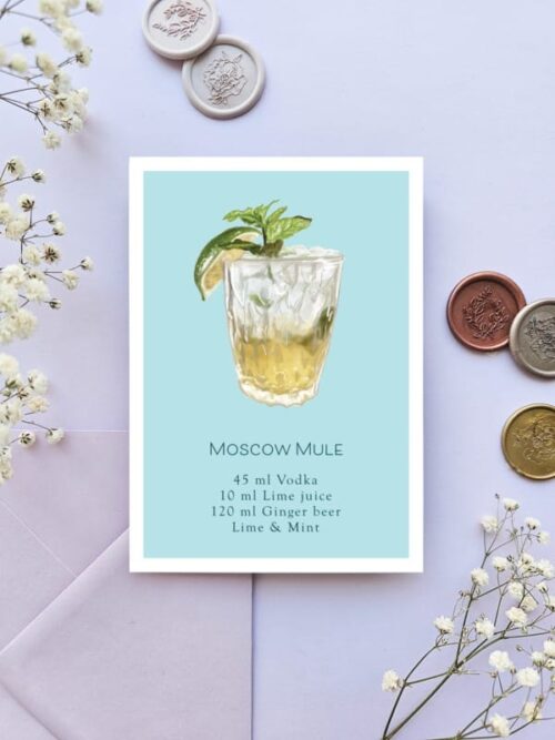 Postikorttisetti Cocktail