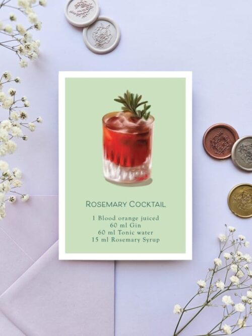 Postikorttisetti Cocktail