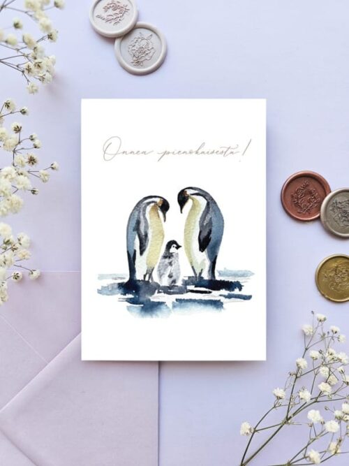 Postikortti Onnea pienokaisesta