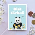 Postikortti Olet tärkeä