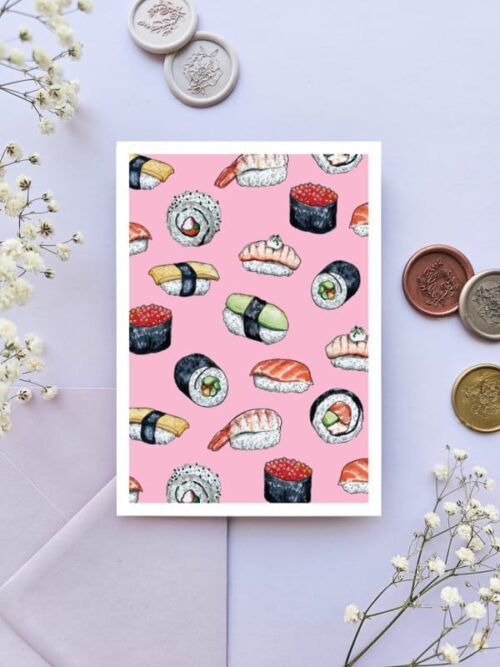 Postikortti Sushi