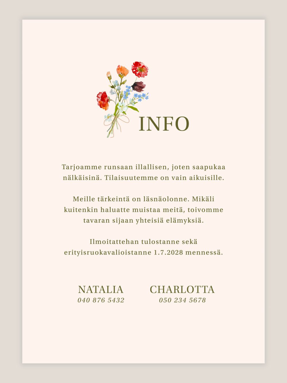 haakutsu-niittykukat-info Hääkutsu niittykukat info, hääinfo vesiväri villikukilla