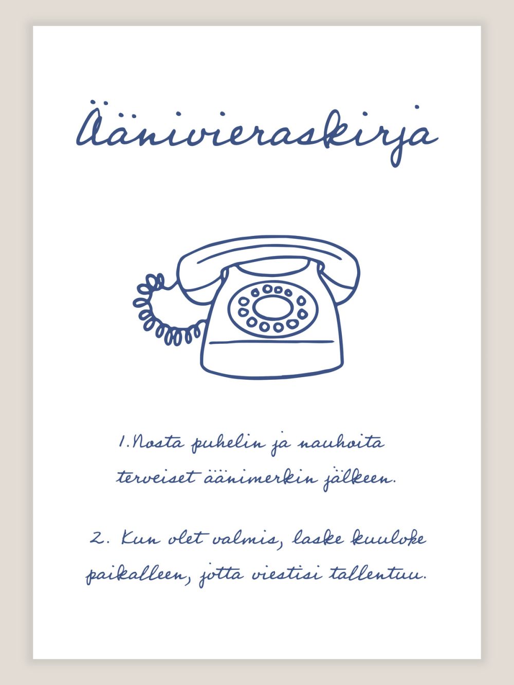 romanttinen-viivapiirros-kyltti-aanivieraskirja romanttinen viivapiirros kyltti äänivieraskirja häihin, ohjekyltti hääjuhlan vieraskirjalle